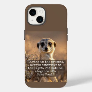 Funda Para iPhone 14 De Case-Mate Adventurous Meerkat Living