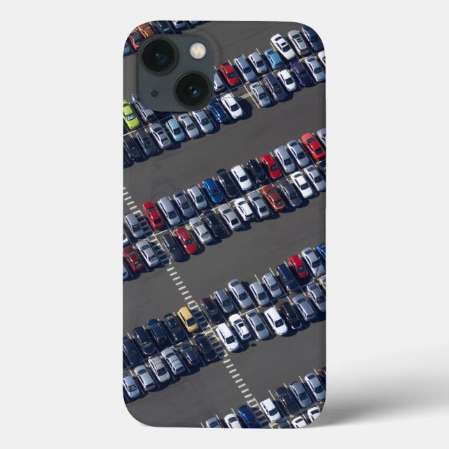 Funda De Case-Mate Para iPhone Aerial over Parking Lot (Reverso)