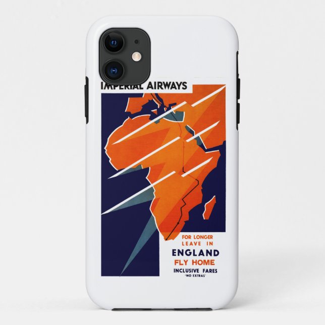 Funda De Case-Mate Para iPhone Aerolíneas Imperiales de África (Reverso)