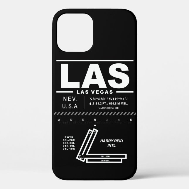 Funda De Case-Mate Para iPhone Aeropuerto Internacional Harry Reid (Reverso )