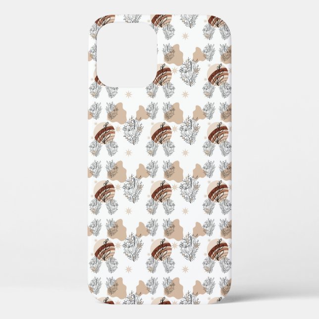 Funda De Case-Mate Para iPhone Aesthetic Boho Wildflowers Flowers  (Reverso )