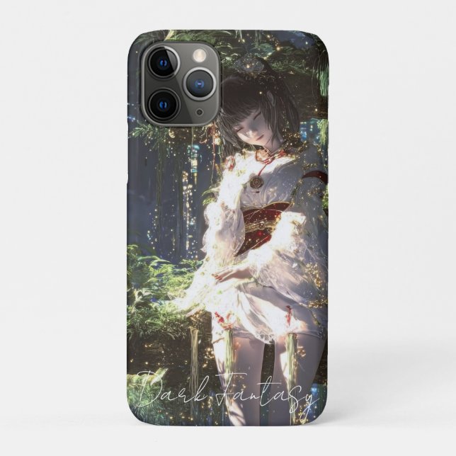 Funda De Case-Mate Para iPhone Aesthetic / Dark Fantasy Girl (Reverso)