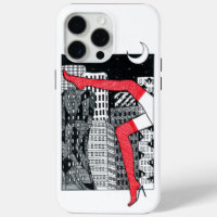 Aesthetic Night City Piernas de Mujer iPhone 15 Pr