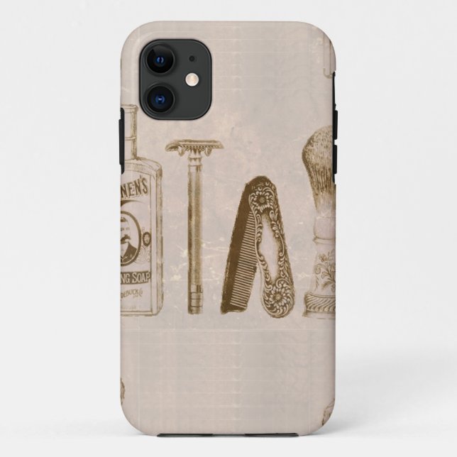 Funda De Case-Mate Para iPhone afeitado de hombres (Reverso)