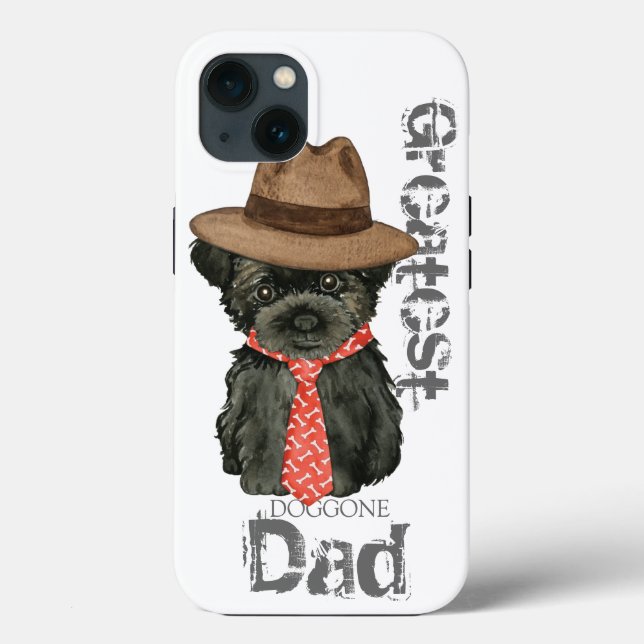 Funda De Case-Mate Para iPhone Affenpinscher Dad (Reverso )