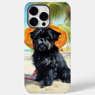 Funda Para iPhone 14 Pro Max De Case-Mate Affenpinscher en la playa, regalo de verano para l