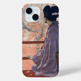 Funda Para iPhone 15 Afiche de Madama Butterfly Vintage (1904)