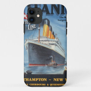Funda Para iPhone 11 Afiche original titánico vintage de 1912