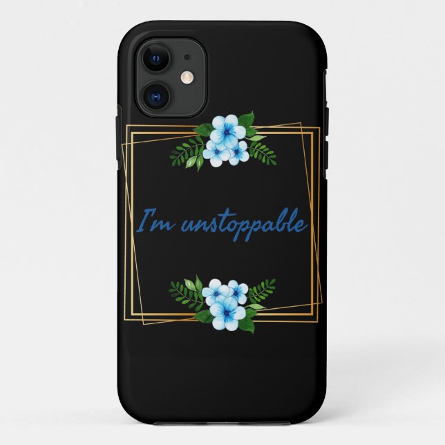 Funda De Case-Mate Para iPhone afirmaciones de vibraciones positivas para el éxit (Reverso)