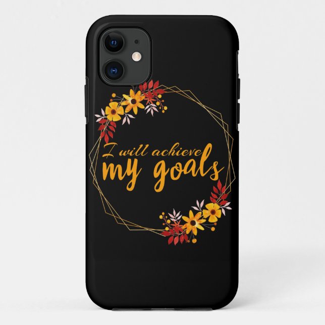 Funda De Case-Mate Para iPhone afirmaciones motivacionales para el éxito (Reverso)