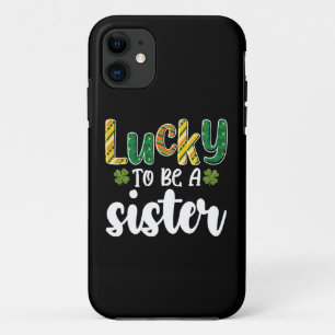 Funda Para iPhone 11 Afortunada de ser una hermana Día de San Patricio