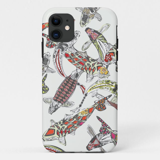 Funda De Case-Mate Para iPhone afortunado koi off white (Reverso)