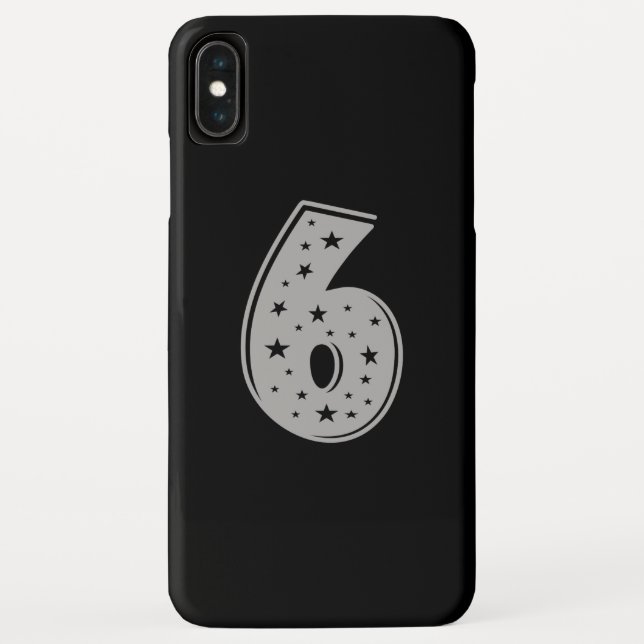 Funda De Case-Mate Para iPhone Afortunado número 6 Feliz cumpleaños (Reverso)