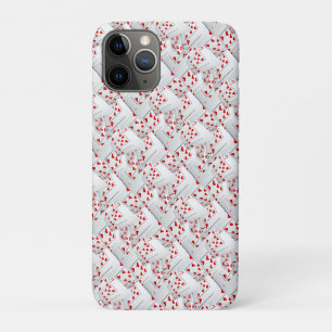 Funda Para iPhone 11 Pro Afortunados Siete Diamantes Y Tarjetas De Corazón