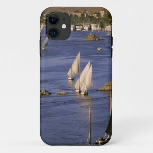 Funda Para iPhone 11 África, Egipto, Alto Egipto, Asuán. Feluccas