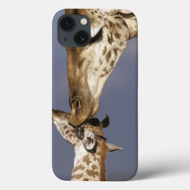 Funda De Case-Mate Para iPhone África, Kenia, Masai Mara. Giraffes (jirafa) (Reverso)
