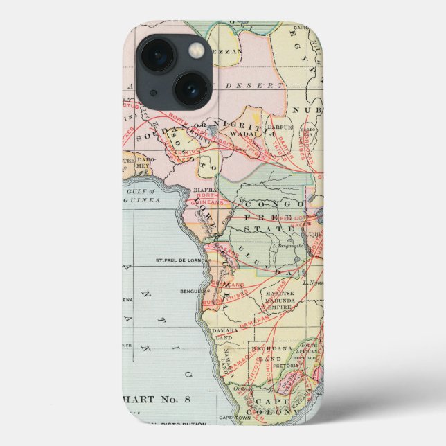 FUNDA DE Case-Mate PARA iPhone AFRICA: MAP, 1894 (Reverso)