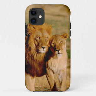 Funda Para iPhone 11 África, Namibia, Okonjima. León y leona