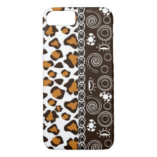 Funda Para iPhone 8/7 Africano con el modelo de la piel del guepardo