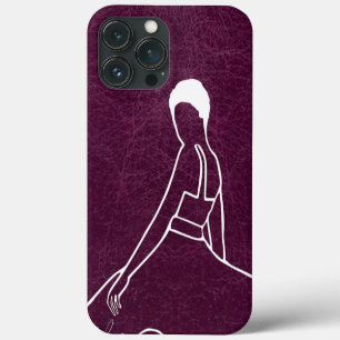 Funda Para iPhone 13 Pro Max Afro corto en una mujer Bonito