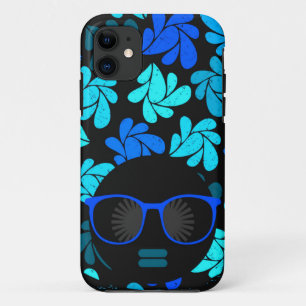 Funda Para iPhone 11 Afro Diva Azul 