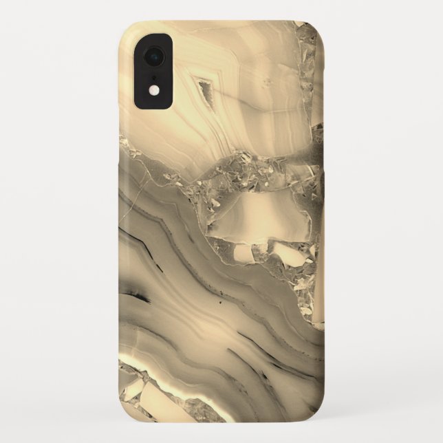 Funda De Case-Mate Para iPhone Agate marrón (Reverso)