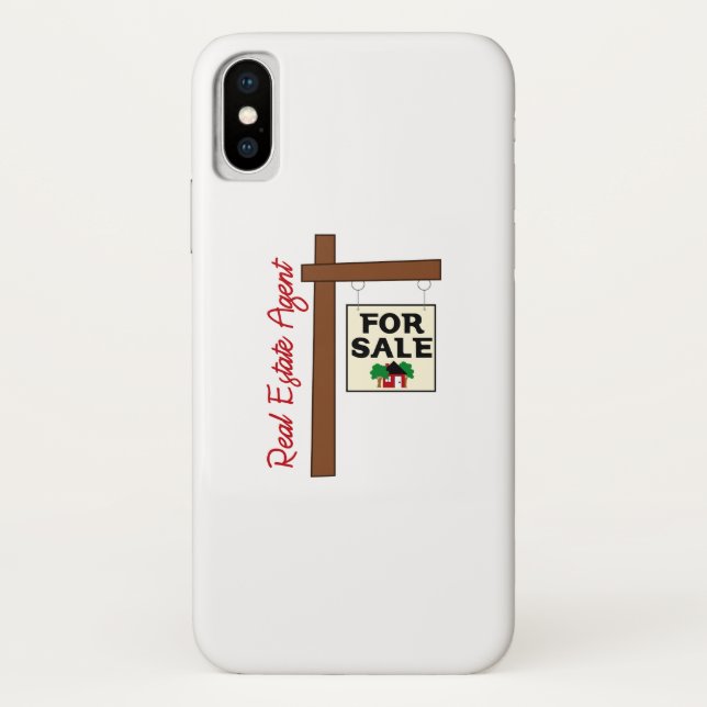 Funda De Case-Mate Para iPhone Agente inmobiliario (Reverso)
