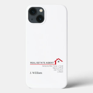 Funda Para iPhone 13 Agente inmobiliario alguien que se toma la mano