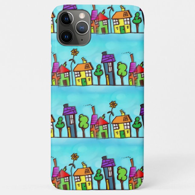 Funda De Case-Mate Para iPhone Agente Inmobiliario Azul Adorable  (Reverso)