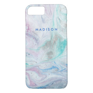 Funda Para iPhone 8/7 Agrega tu nombre   Mármol I