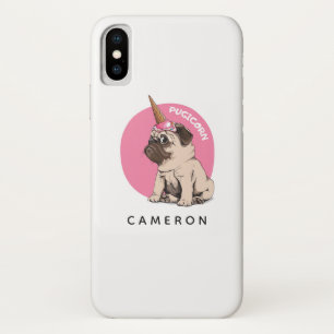 Funda Para iPhone X Agrega tu nombre Pugicorn