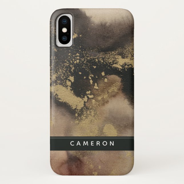 Funda De Case-Mate Para iPhone Agrega tu nombre | Temporadas de montaña (Reverso)