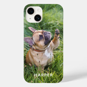 Funda Para iPhone 14 De Case-Mate Agrega tu propia foto de tu perro personalizado co
