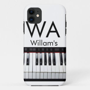 Funda Para iPhone 11 Agregar letra inicial de monograma nombre texto pi