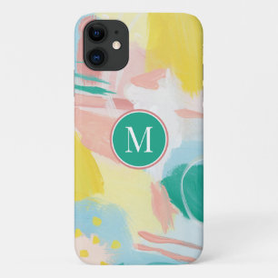 Funda Para iPhone 11 Agregar su inicial  Resumen de cara fresca