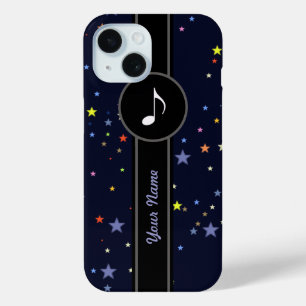 Funda Para iPhone 15 agregar un nombre / nota de música