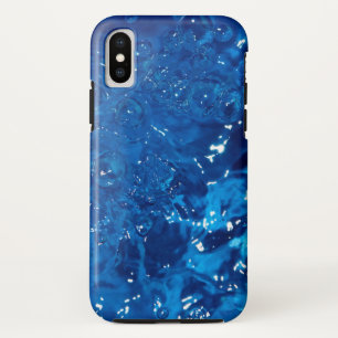 Funda Para iPhone X Agua azul
