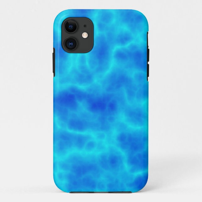 Funda De Case-Mate Para iPhone Agua azul (Reverso)