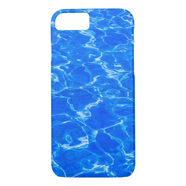 Funda De Case-Mate Para iPhone Agua azul dulce (Reverso)