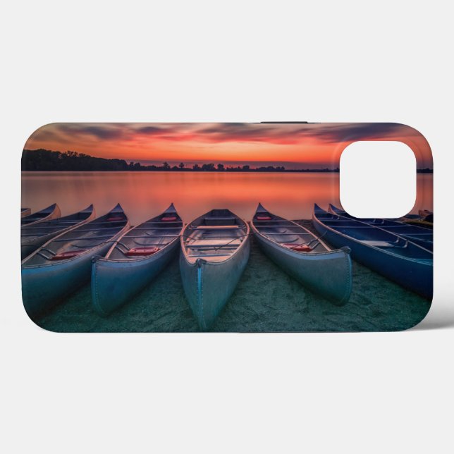 Funda De Case-Mate Para iPhone Agua | Bahía de St. Louis Missouri (Reverso (Horizontal))