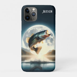 Funda Para iPhone 11 Pro Agua de la Luna y Salto de Bass