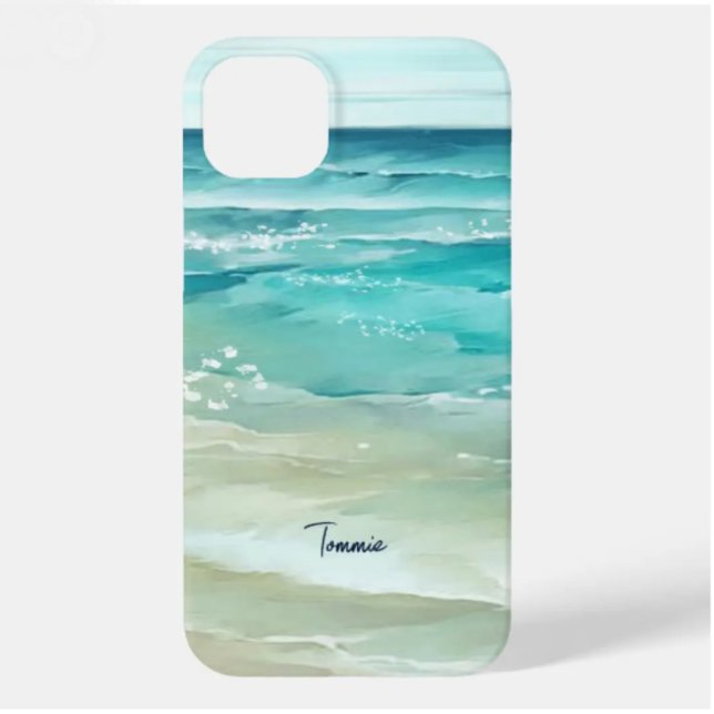 Funda De Case-Mate Para iPhone Agua de las olas del mar Océano tropical (Subido por el creador)