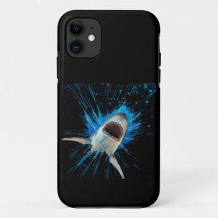 FUNDA PARA iPhone 11 AGUA DE TIBURÓN SALPICADURA OCÉANO