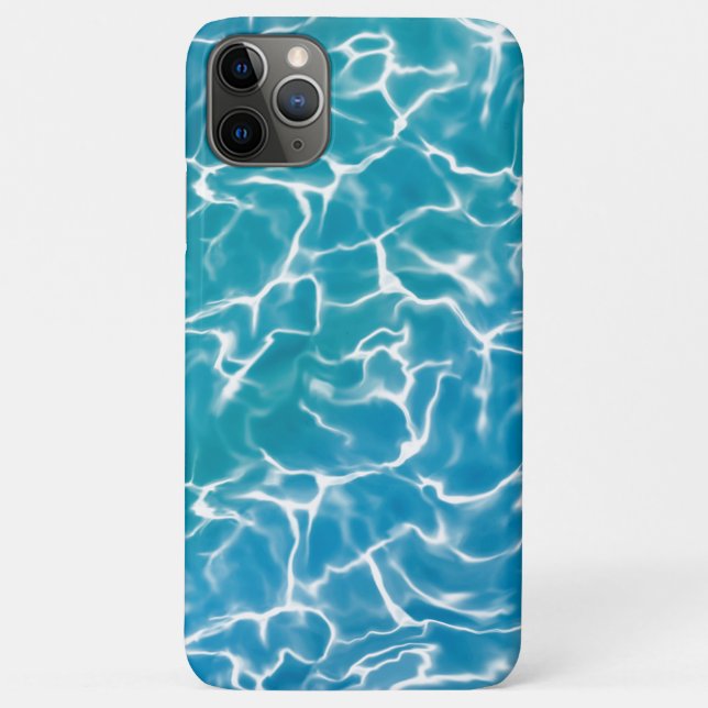 Funda De Case-Mate Para iPhone Agua del Mar Azul * (Reverso)