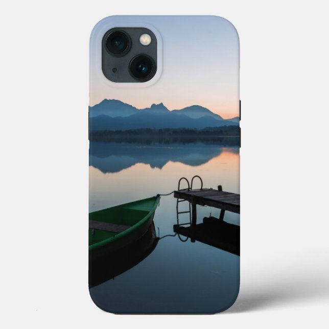 Funda De Case-Mate Para iPhone Agua | Lago Hopfen Alpes bávaros Alemania (Reverso )