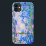 Funda Para iPhone 11 Agua Lilies Claude Monet agua laguna azul vibrante<br><div class="desc">Lilies de agua Claude Monet estanque de agua azul vibrante iPhone 11 Funda</div>