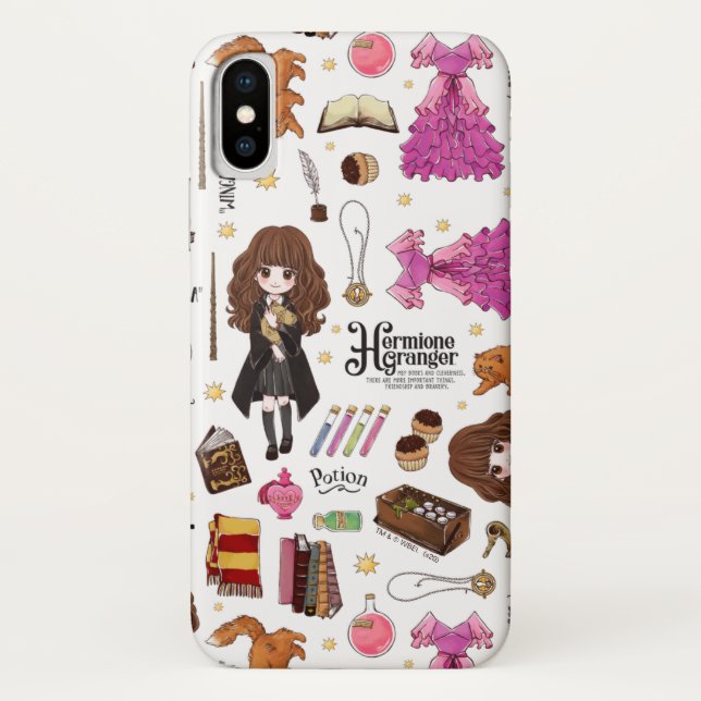 Funda De Case-Mate Para iPhone Agua mágica Hermione Granger (Reverso)