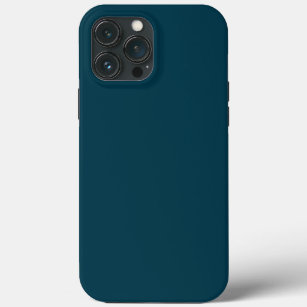 Funda Para iPhone 13 Pro Max Agua profunda y sólida azul verde azulado