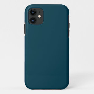 Funda Para iPhone 11 Agua profunda y sólida azul verde azulado