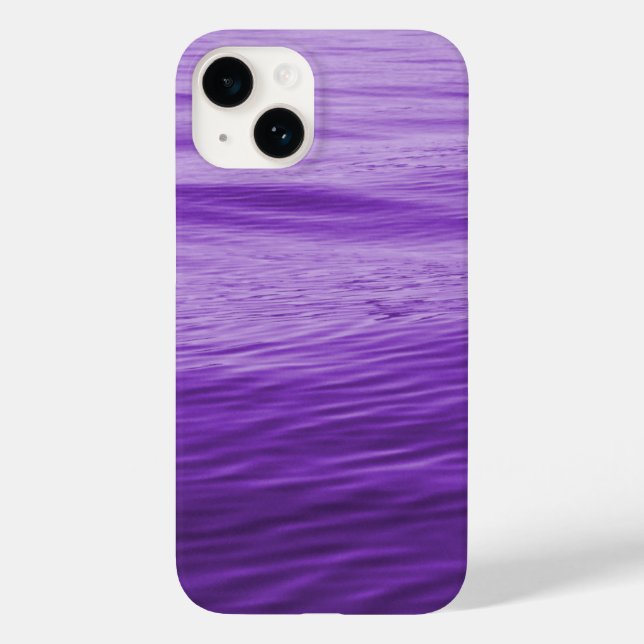 Funda De Case-Mate Para iPhone Agua púrpura (Reverso )